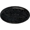 Ekena Millwork Fairfax Ceiling Medallion, Hand-Painted Jet Black, 29 7/8"OD x 1 3/8"P CM29FABLF - alternate 2